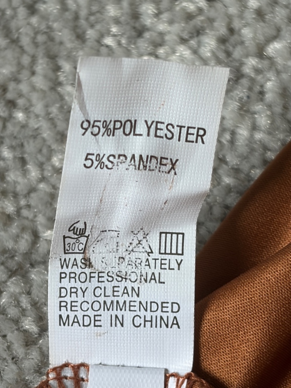 🔥🆕🔥 Rust Orange Faux Suede Cropped Moto Jacket - Size M - Picture 7 of 7